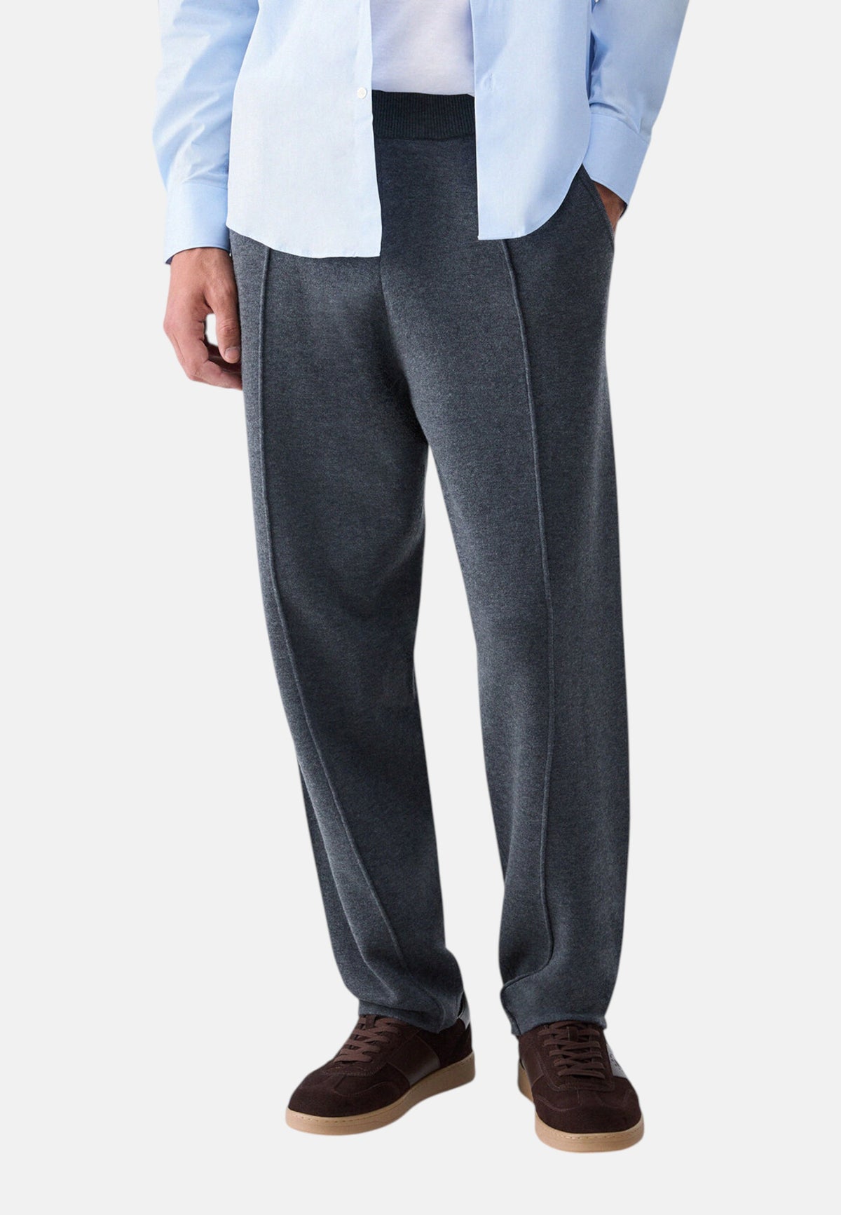 Pantaloni  Uomo Liu Jo In Maglia  QF6105MAB19