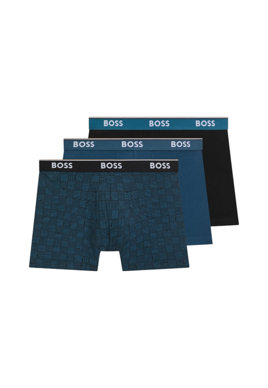 Boxer Set Uomo Boss 3 Pack Power Designe 50531685