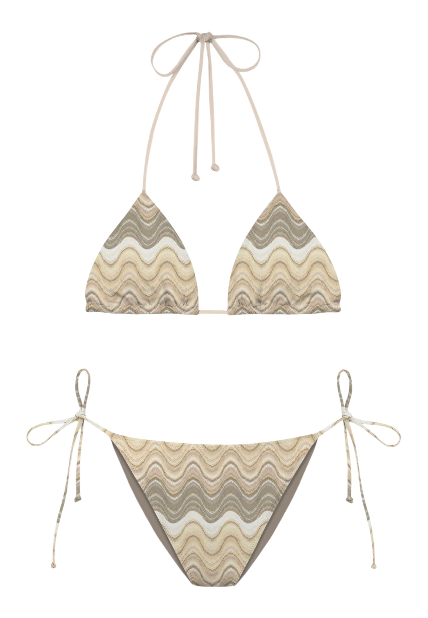 Bikini 2 Pezzi Donna Mc2 Saint Barth Triangle Leah + Slip Virgo Rachel Sea Wave Levyne LVY0001