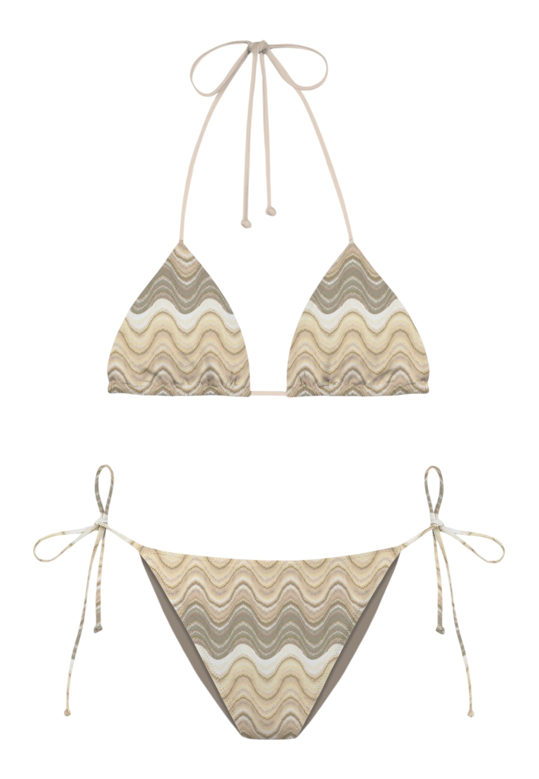 Bikini 2 Pezzi Donna Mc2 Saint Barth Triangle Leah + Slip Virgo Rachel Sea Wave Levyne LVY0001