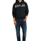 Felpa Con Cappuccio Uomo Replay Con Lettering  M3104 .000.23832