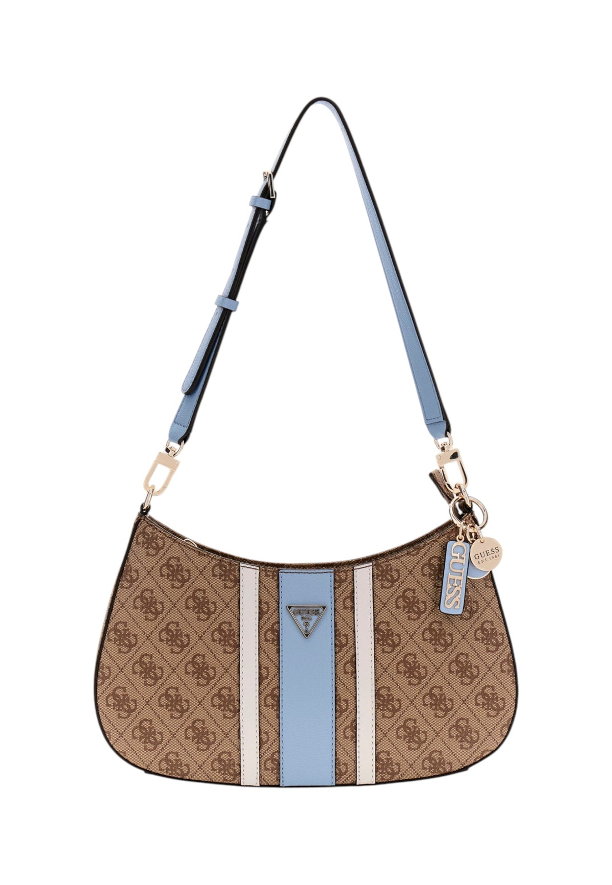 Borsa A Spalla Donna Guess Top Zip Shoulder Bag Noelle Ii HWBS9672180