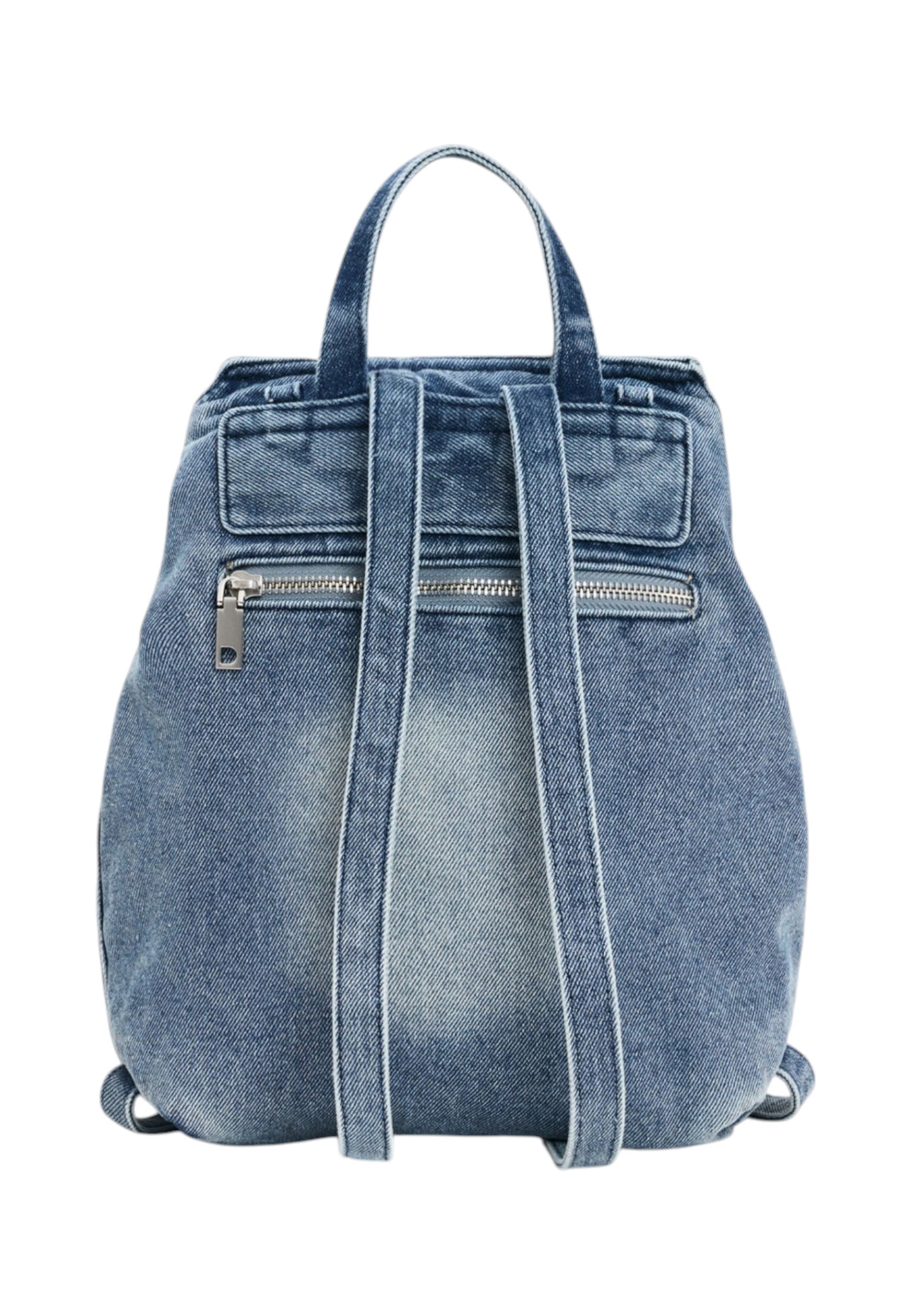 Zaino  Donna Desigual Con Patta Half Logo Denim Luena Mini 26SAKD07