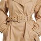 Cappotto Trench Donna Guess Con Cintura In Eco Pelle Raphaelle W5YL02WHDF1