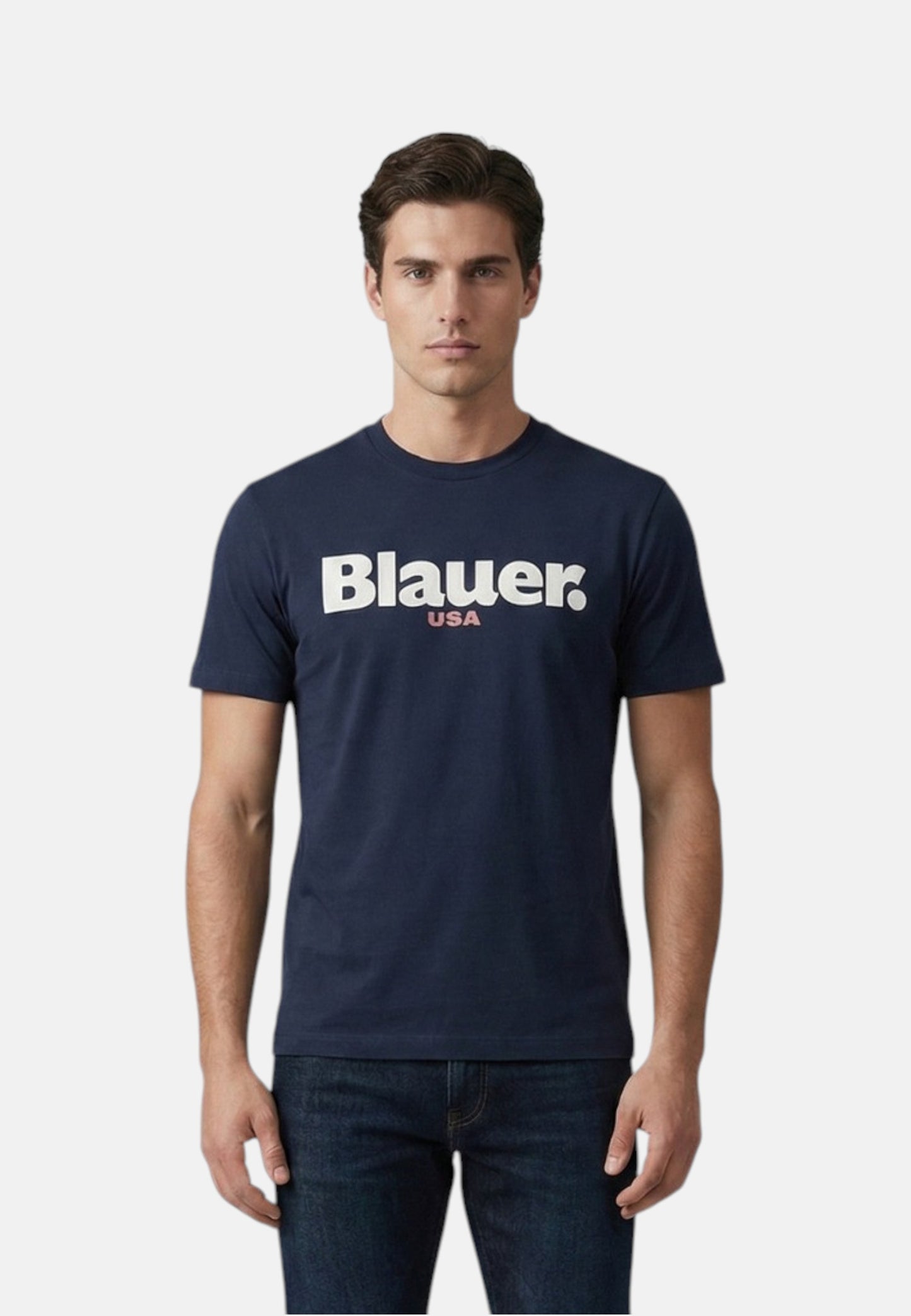 T-Shirt Manica Corta Uomo Blauer  Ernst 26SBLUH02299