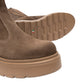 Stivali  Donna Nero Giardini Tomaia in pelle scamosciata e tessuto, gambale morbido, chiusura laterale con zip, suola platform, Made in Italy  I618114D