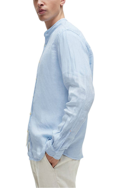Camicia Manica lunga Uomo Boss Regular Fit Collo Coreana Race 50489339