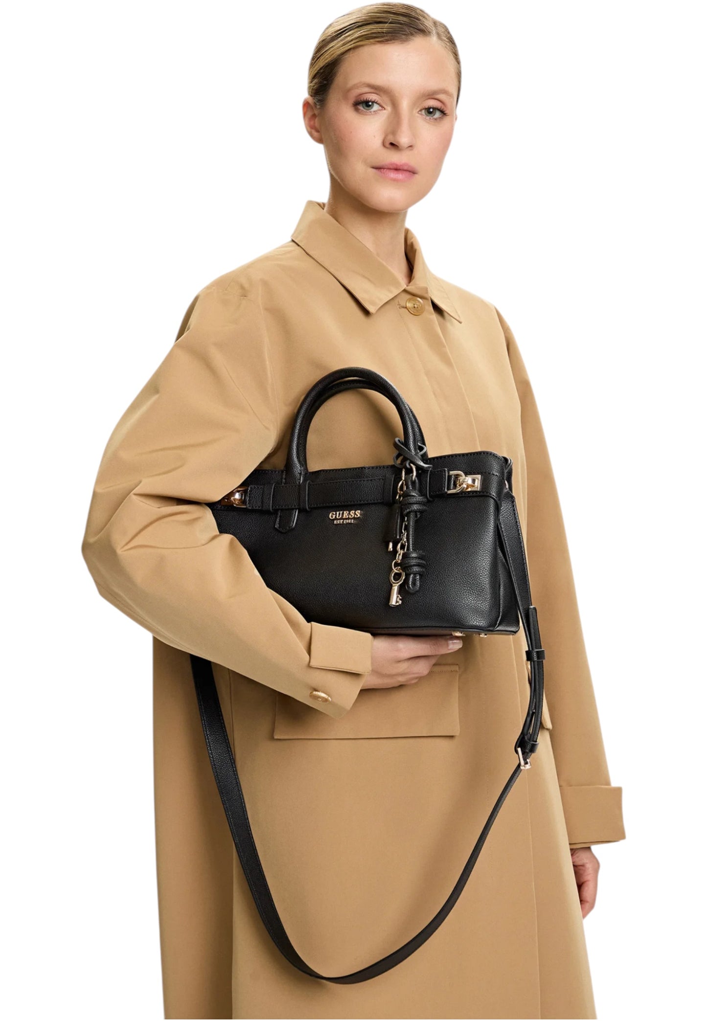 Borsa A Mano Donna Guess Girlfriend Satchel Gregoria HWBG8546060