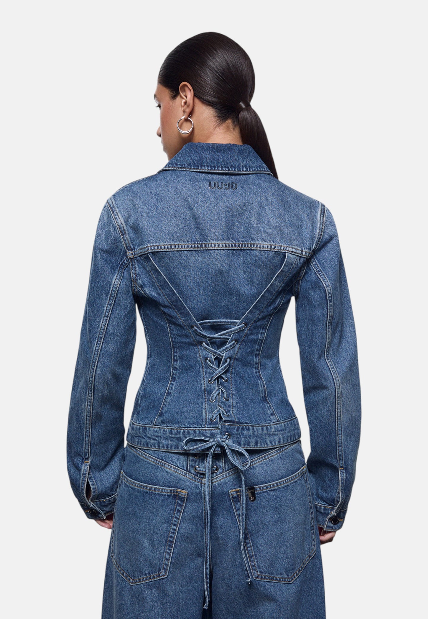 Giacca Jeans Donna Liu Jo Con Stringhe Liu Jo feat ELODIE UA6511D0400