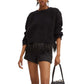 Maglione A Girocollo Donna Twinset Con Mix Punti E Piume  242TP3251
