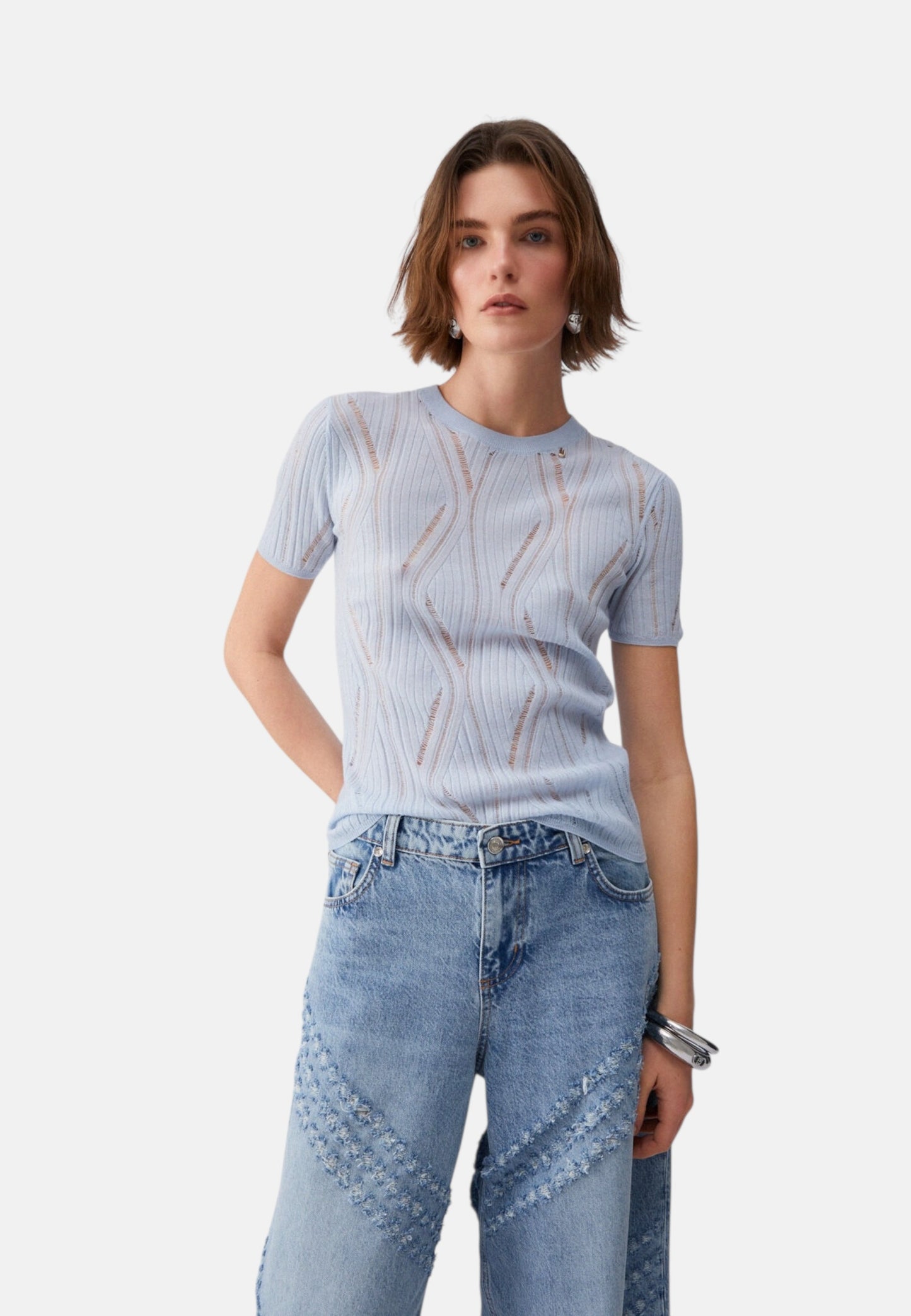 Top  Donna Liu Jo In Maglia  CA6196MA77Q