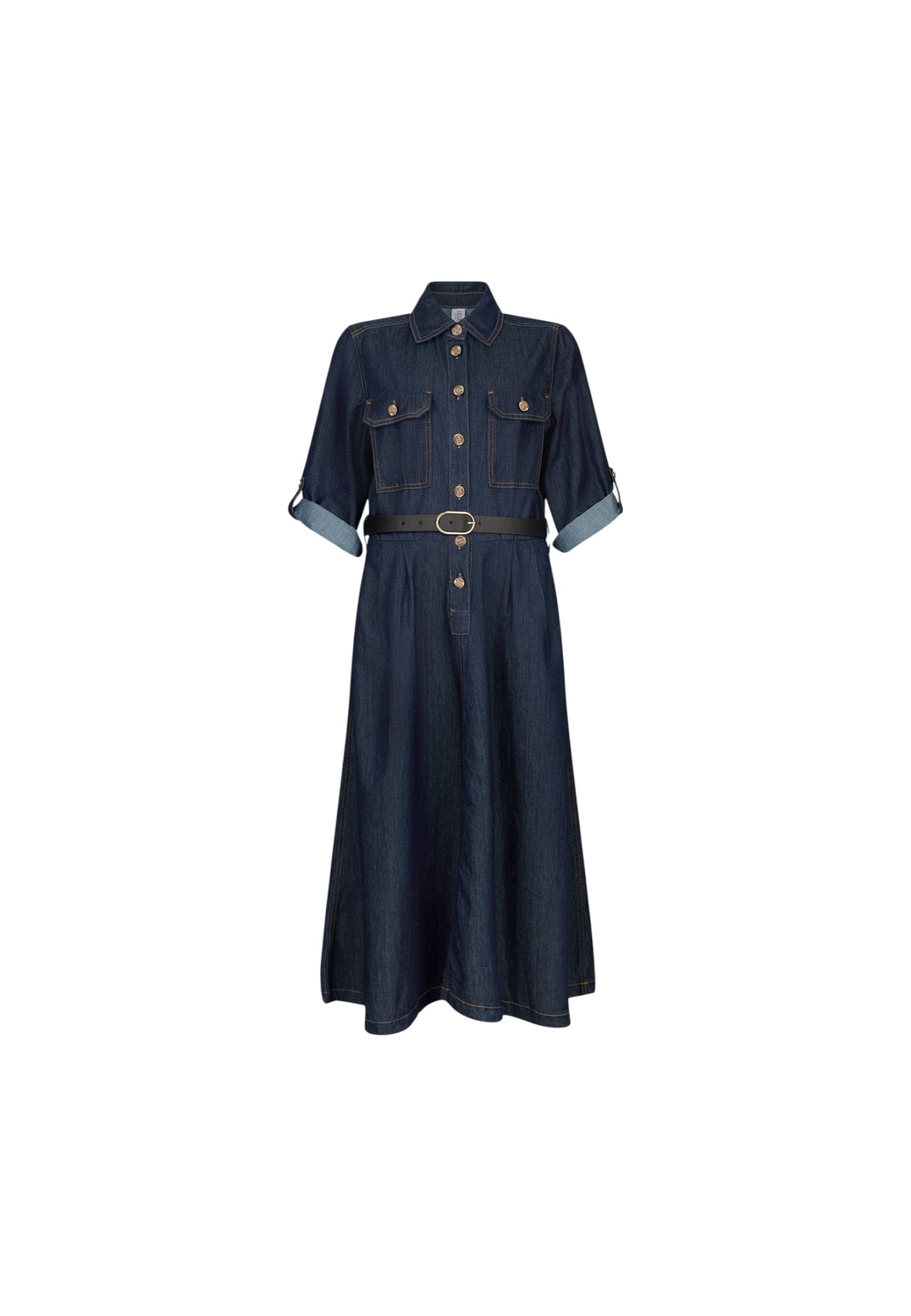 Vestito Midi Donna Liu Jo Chemiser In Denim  UF5148D0268