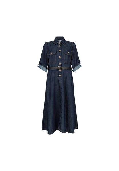 Vestito Midi Donna Liu Jo Chemiser In Denim  UF5148D0268