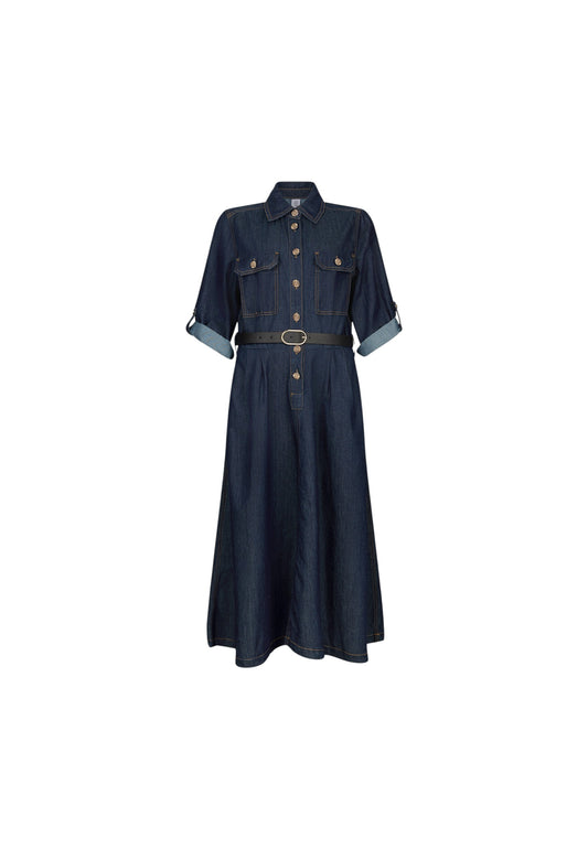 Vestito Midi Donna Liu Jo Chemiser In Denim  UF5148D0268