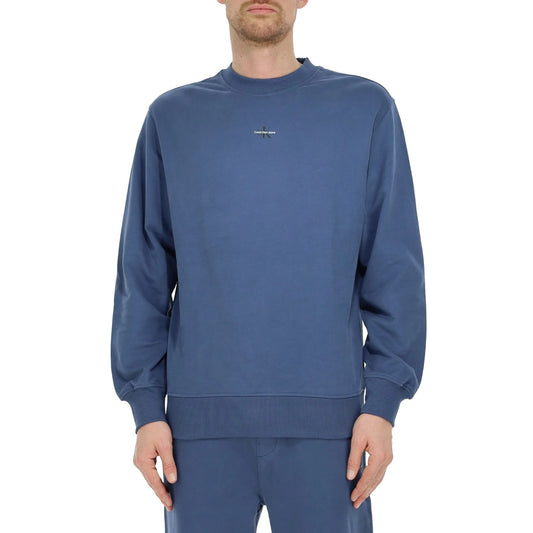 Felpa A Girocollo Uomo Calvin klein Jeans  Micro Monologo J30J322534