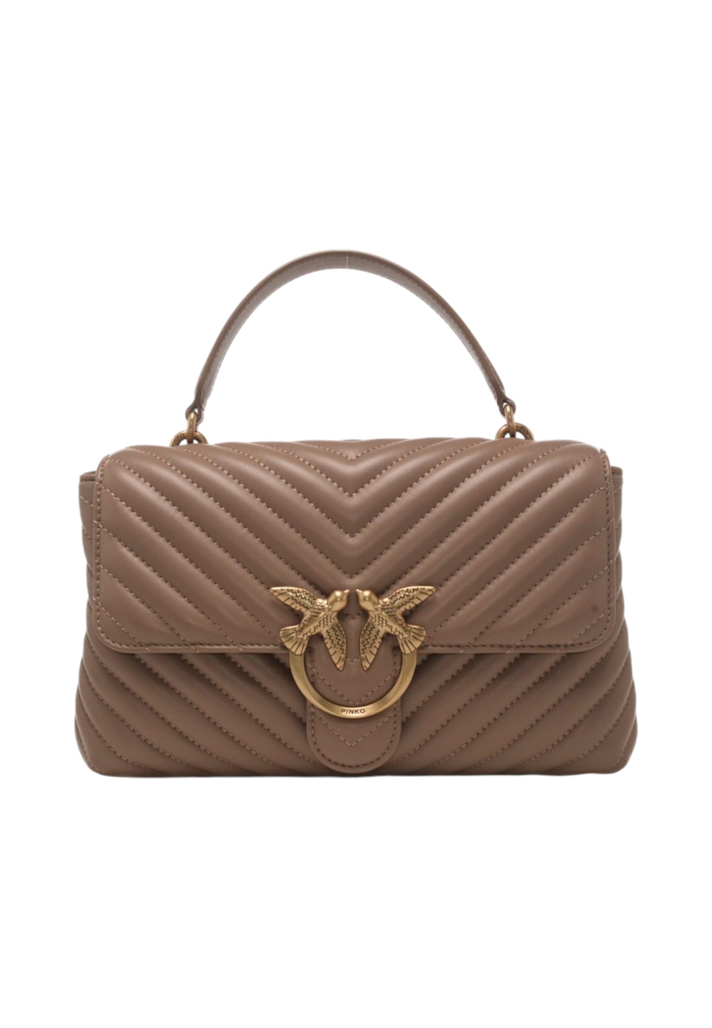 Borsa A Mano Donna Pinko Media Love Lady Puff Classic Chevron 100043A0GK