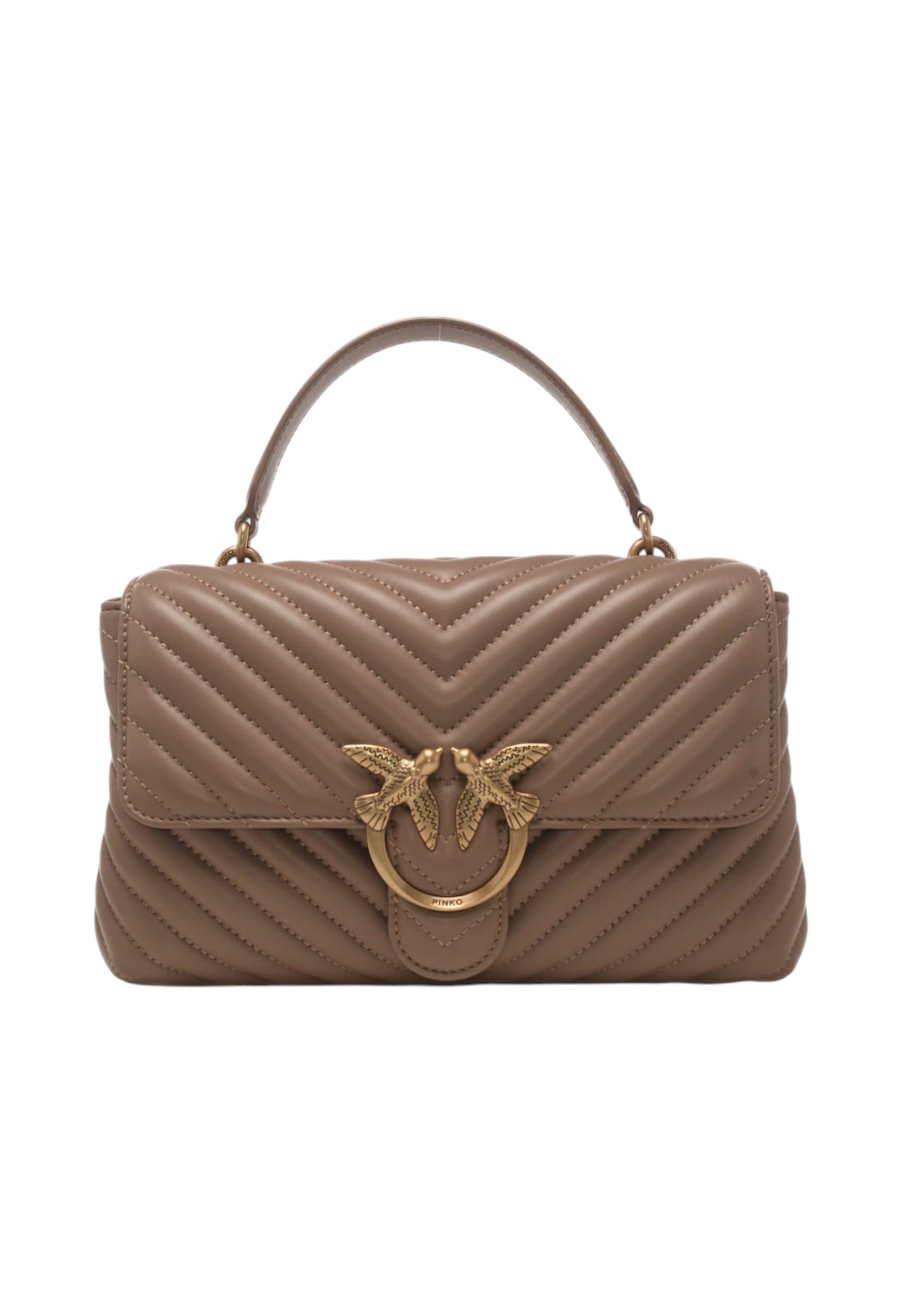 Borsa A Mano Donna Pinko Media Love Lady Puff Classic Chevron 100043A0GK