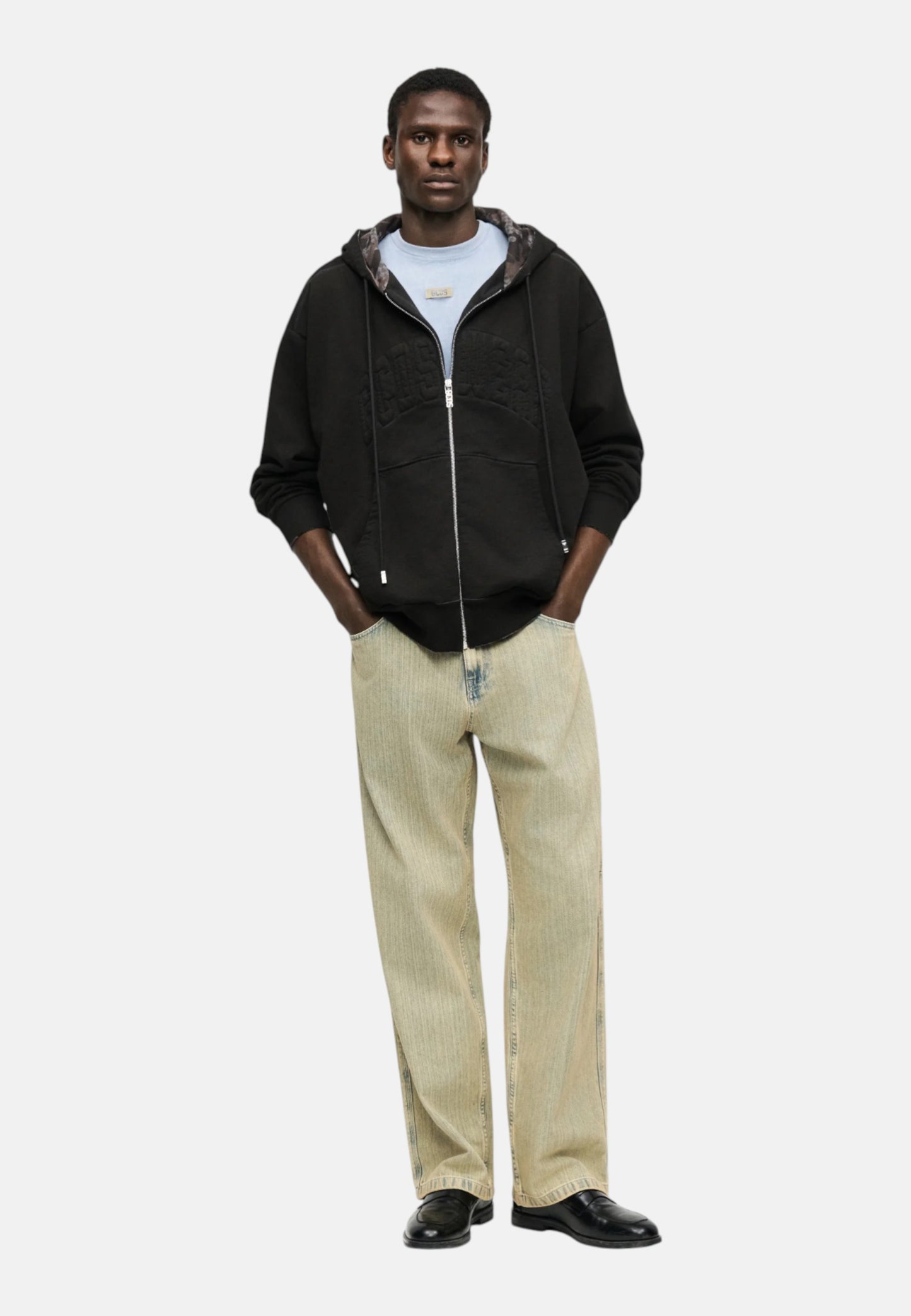 Felpa Con Cappuccio Uomo Gcds   C1MWQE126F034