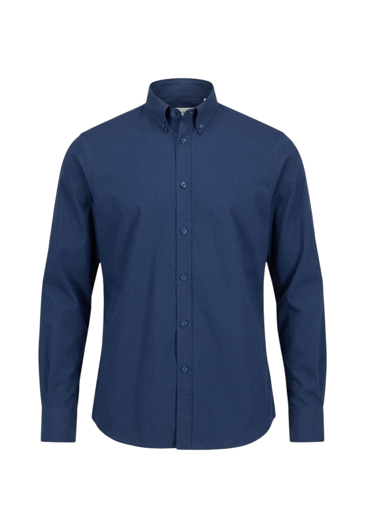 Camicia Manica lunga Uomo Harmont & Blaine Puro cotone popeline, Tessuto tinto in capo, Chiusura frontale con bottoni, Colletto classico, Logo Harmont & Blaine  CRR043013967M