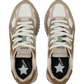 Sneakers Basse Donna Sun68 Stile Running, Suede E Nylon Stargirl Multicolor Z46222