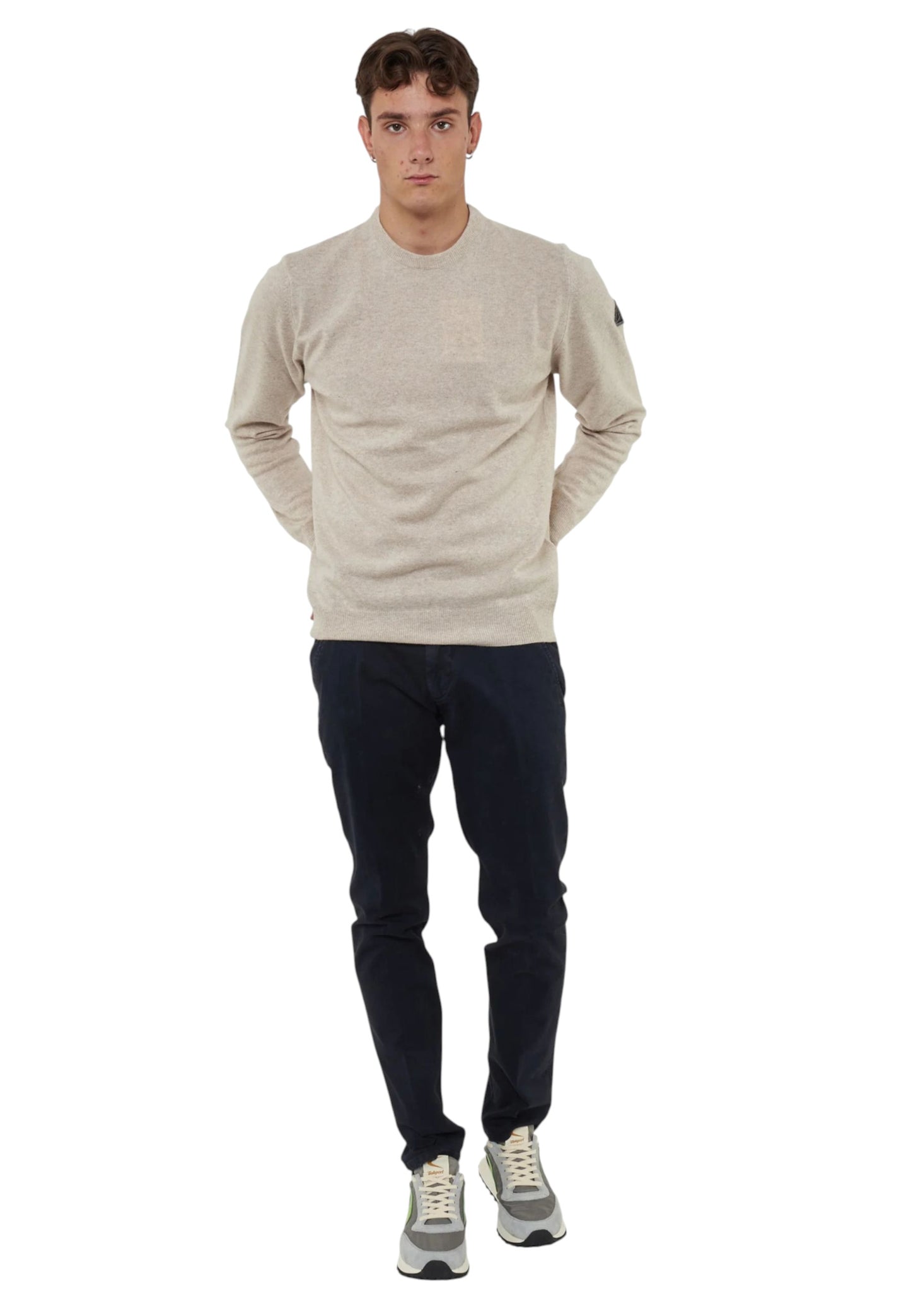 Pantaloni Slim Fit Uomo Roy Roger's In Gabardina New Rolf RRU013C870