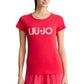 T-Shirt Manica Corta Donna Liu Jo  Pink Palm