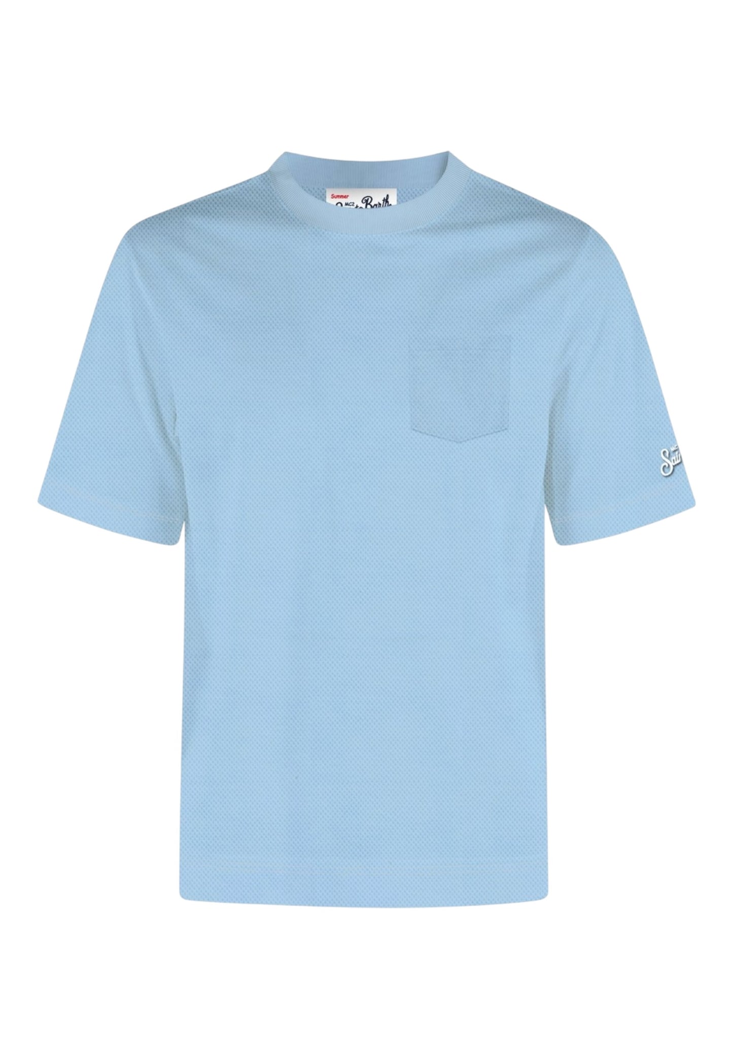 T-Shirt Manica Corta Uomo Mc2 Saint Barth Piquet Con Taschino Bakewell BKW0001