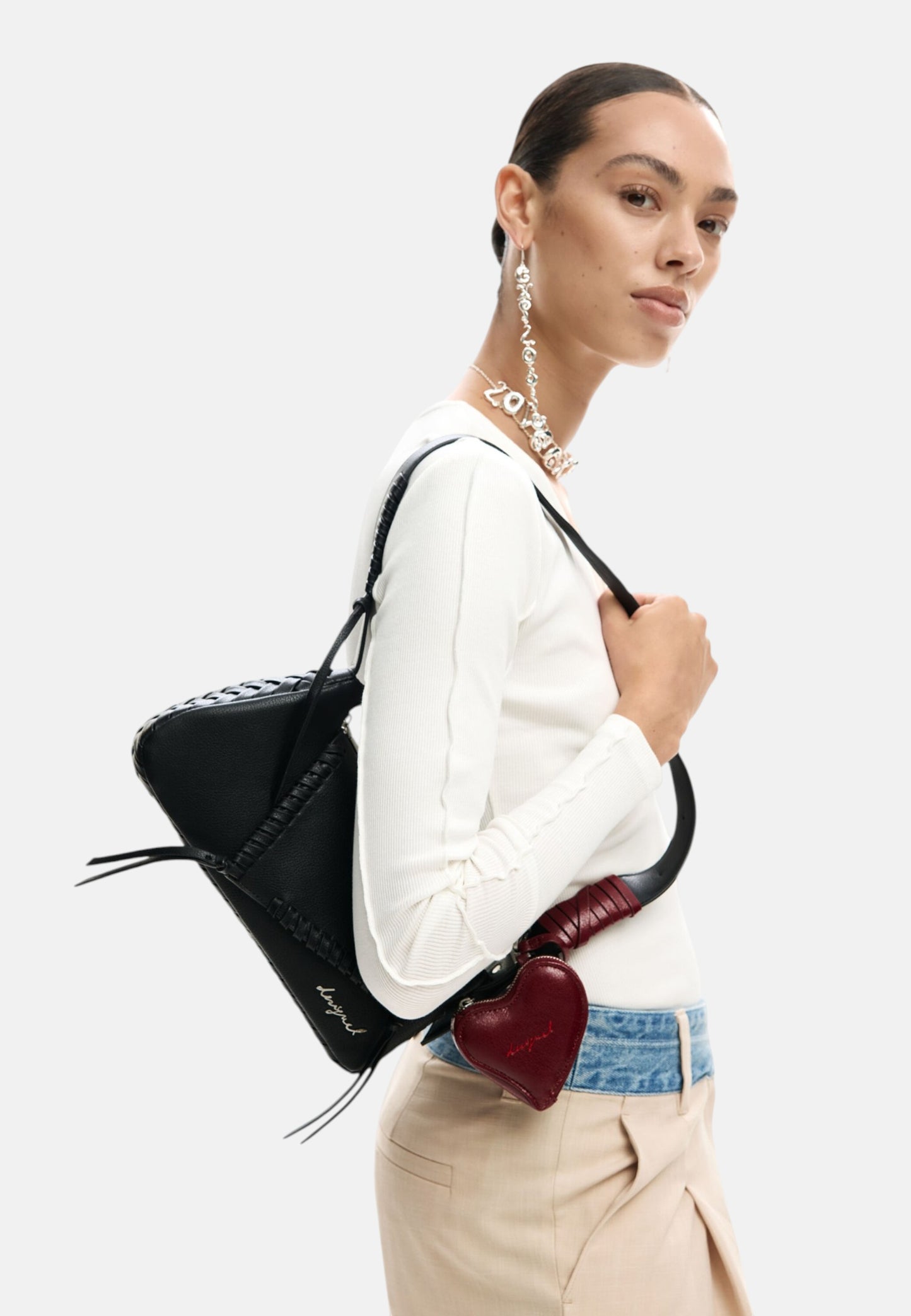 Borsa A Spalla Donna Desigual  Bag Torio Altadena Black 26SAXP45
