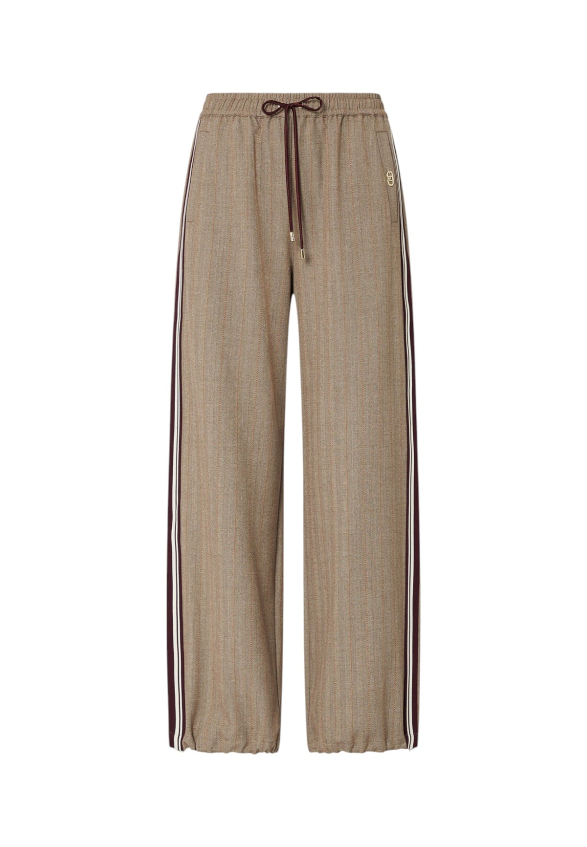 Pantaloni Tuta Donna Liu Jo Palazzo Gessati  TF6148T692A