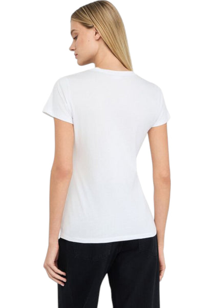 T-Shirt Manica Corta Donna Liu Jo  Faded Liujo Silver UF5266JS904
