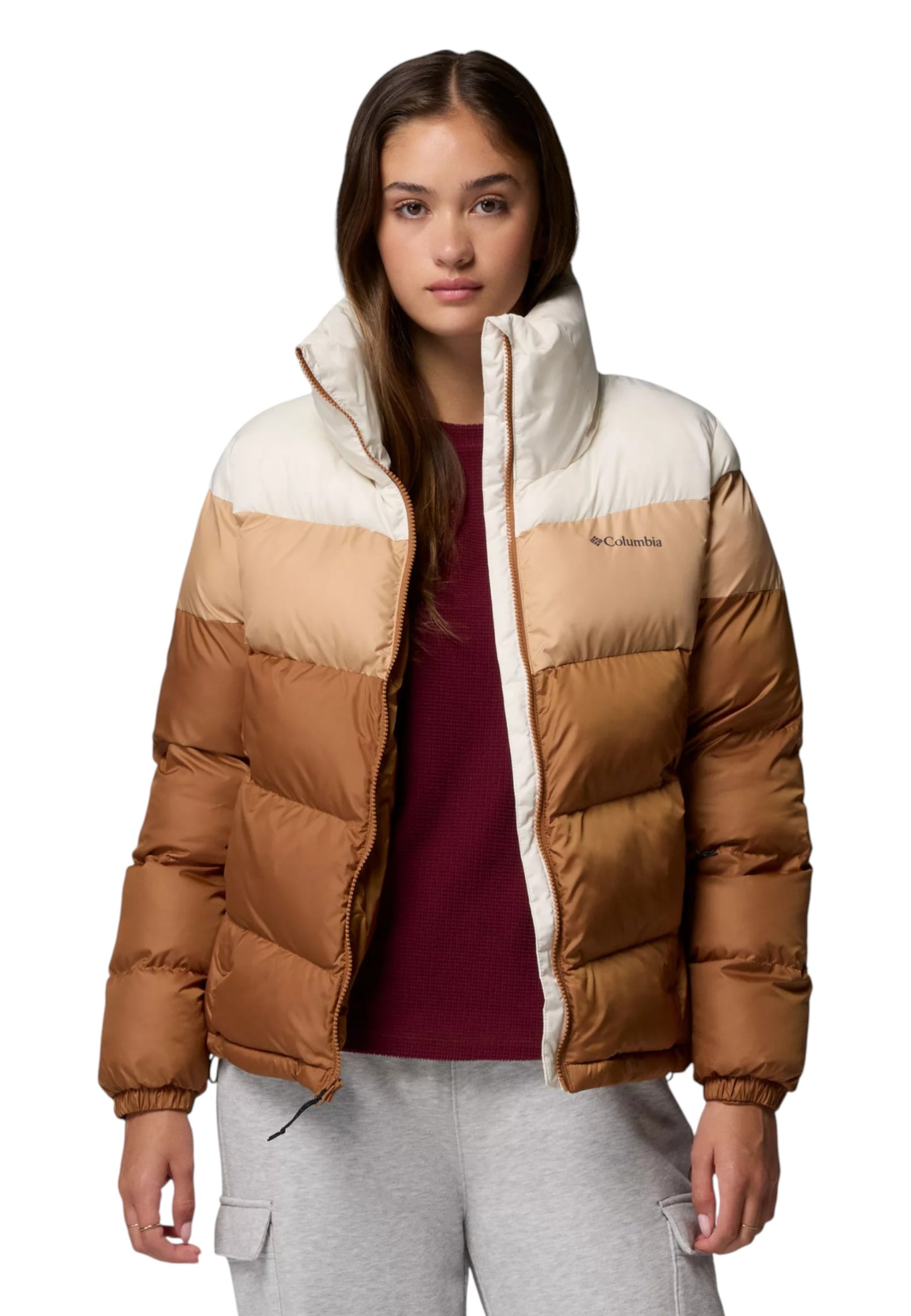 Piumino Corto Donna Columbia Colorblock Puffect� II 2088481