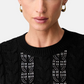 Maglione A Girocollo Donna Guess Strass Cassandra W6YR21Z0965