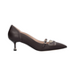 Decollete  Donna Liu Jo In Pelle Con Tacco Kitten E Cinturino Decorativo Deva 20 SF6011PX885