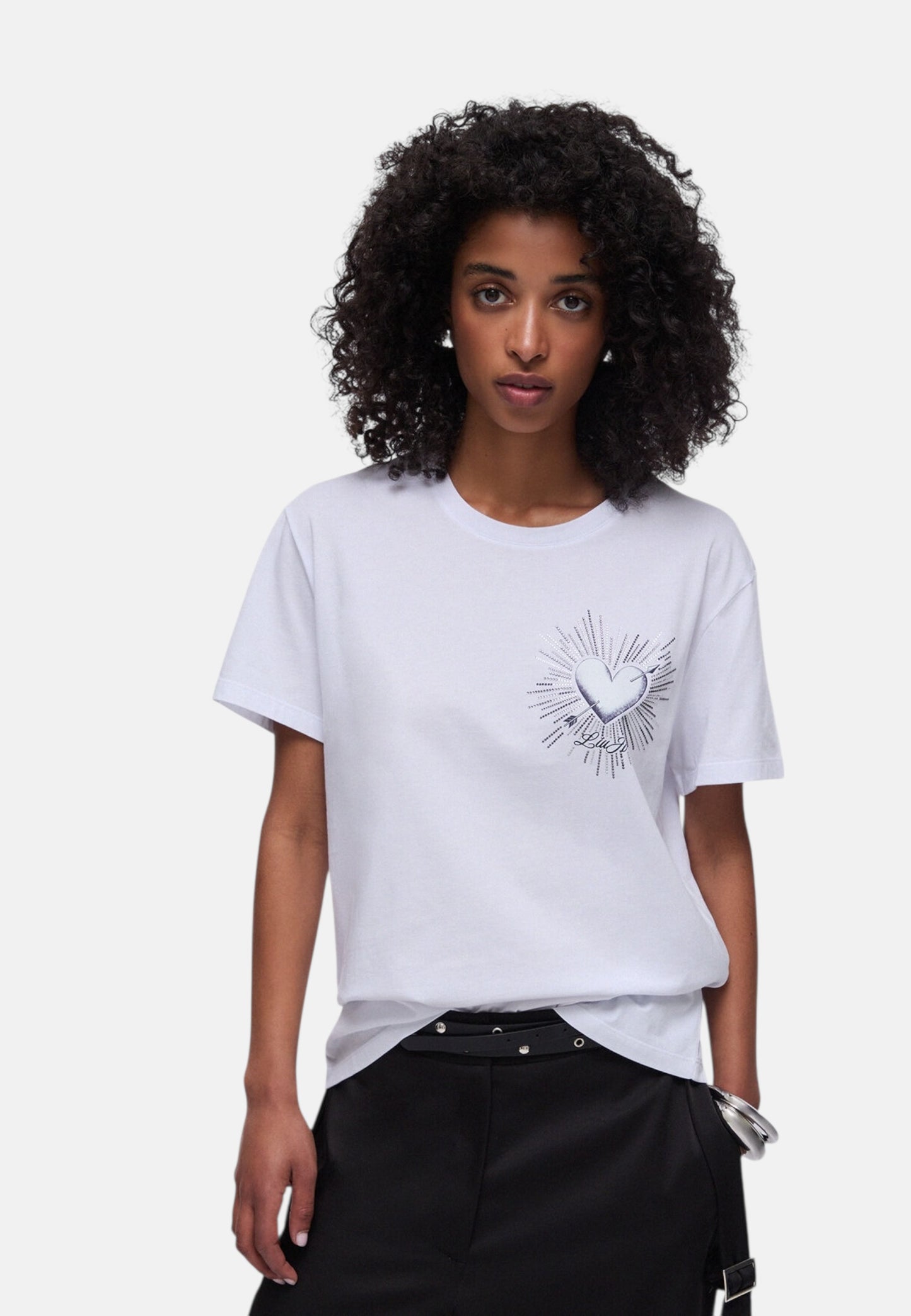 T-Shirt Manica Corta Donna Liu Jo Cupid Liujo Eco Line WA6163JS904