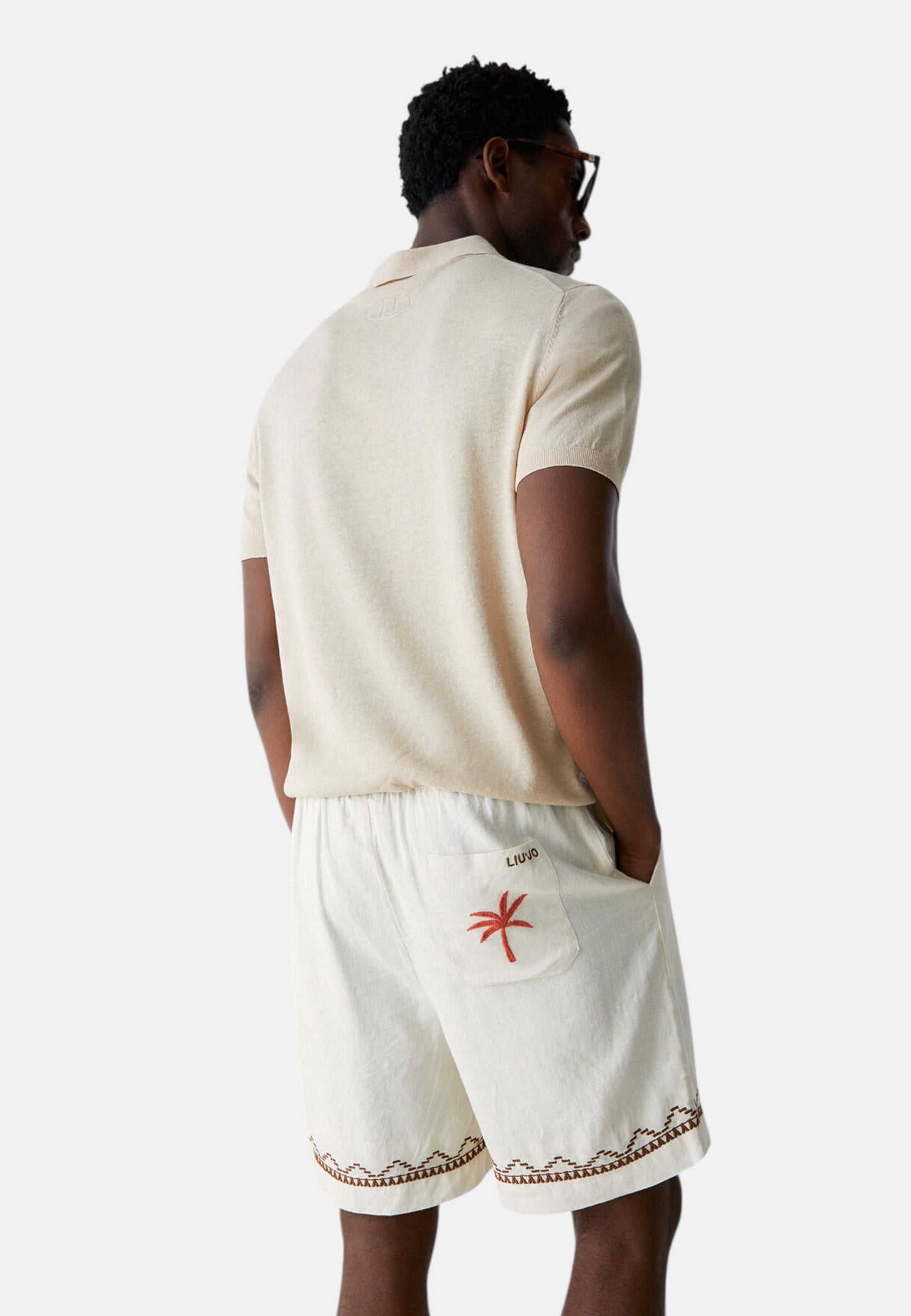 Pantaloncini Bermuda Uomo Liu Jo In Tessuto  QA6269T561A