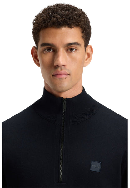 Maglione Collo Alto Uomo Boss Mezza zip Kanobix 50527585