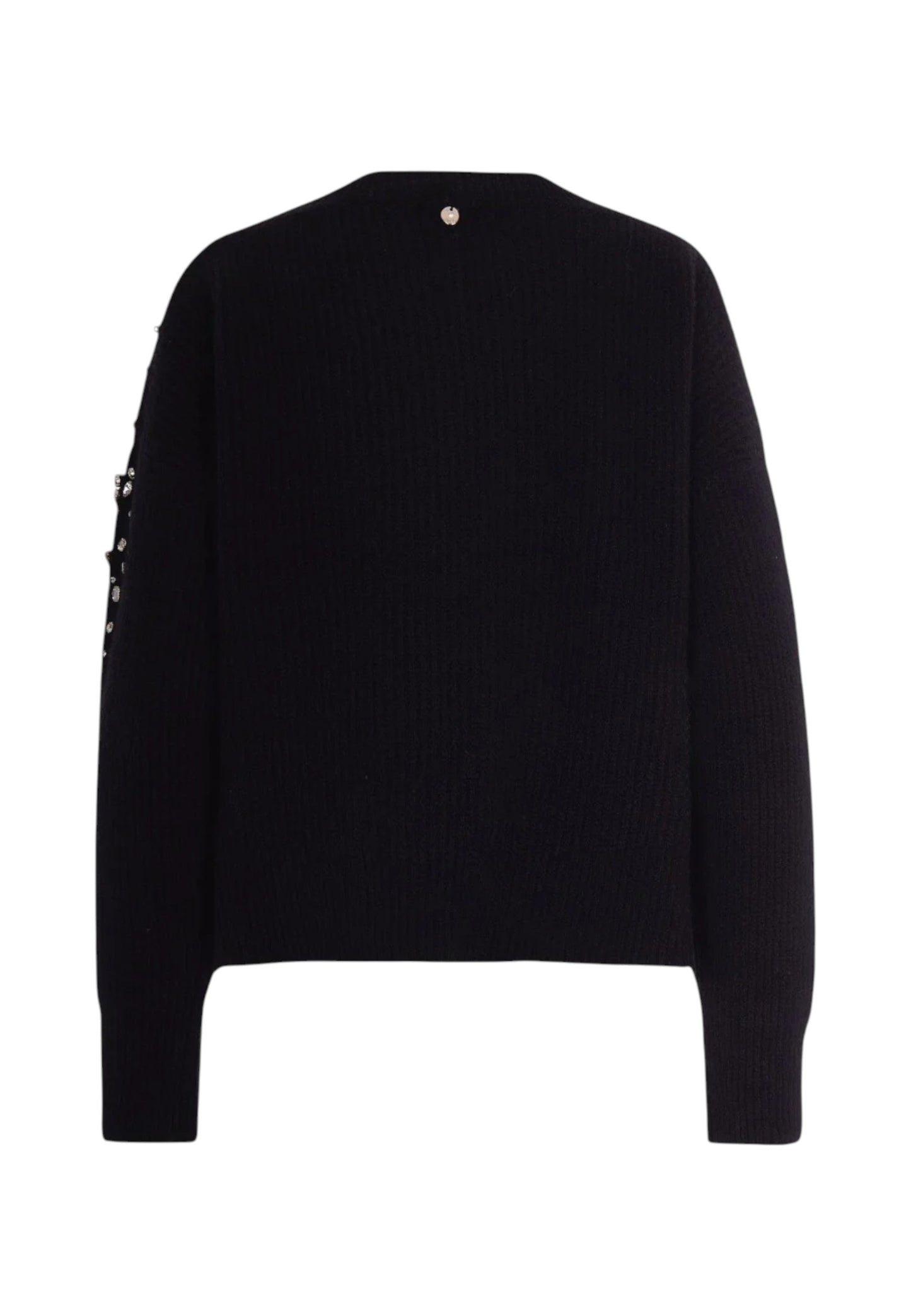 Maglione Scollo A Barca Donna Liu Jo Con Strass  CF5150MA74Q