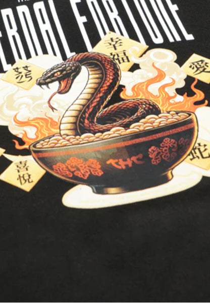 T-Shirt Manica Corta Uomo The Hideout Clothing  Eternal Year of The Snake THC-EYS