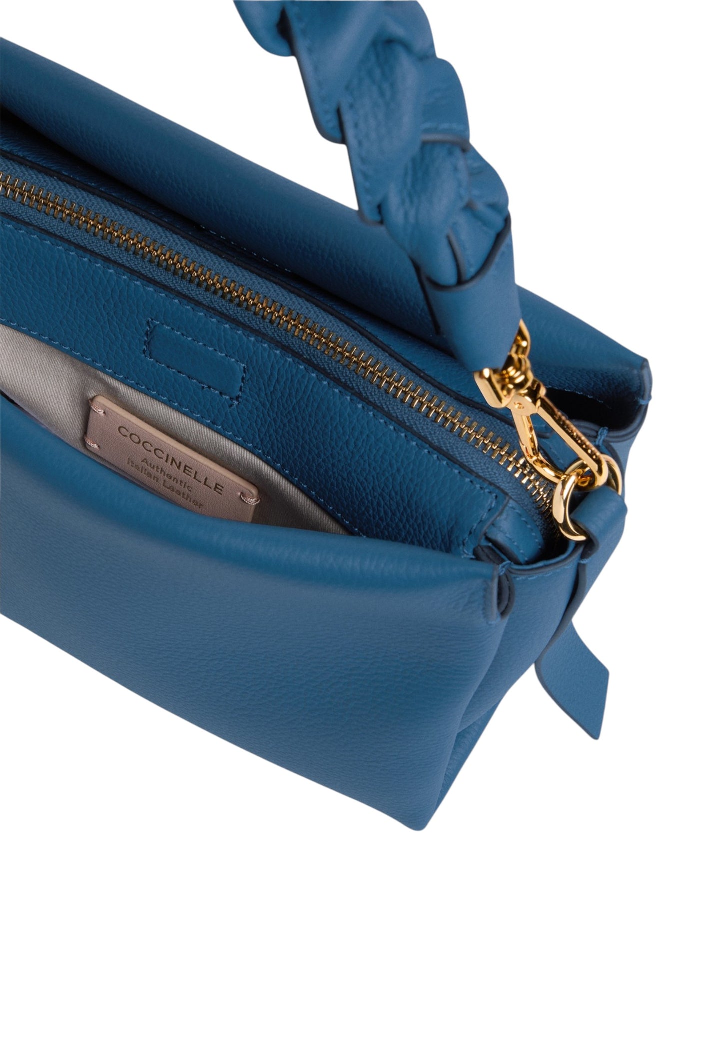 Borsa A Mano Donna Coccinelle In Pelle Martellata Doppia Boheme Small E1M50580101