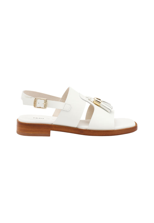 Sandali Bassi Donna Frau Con Nappine London-S