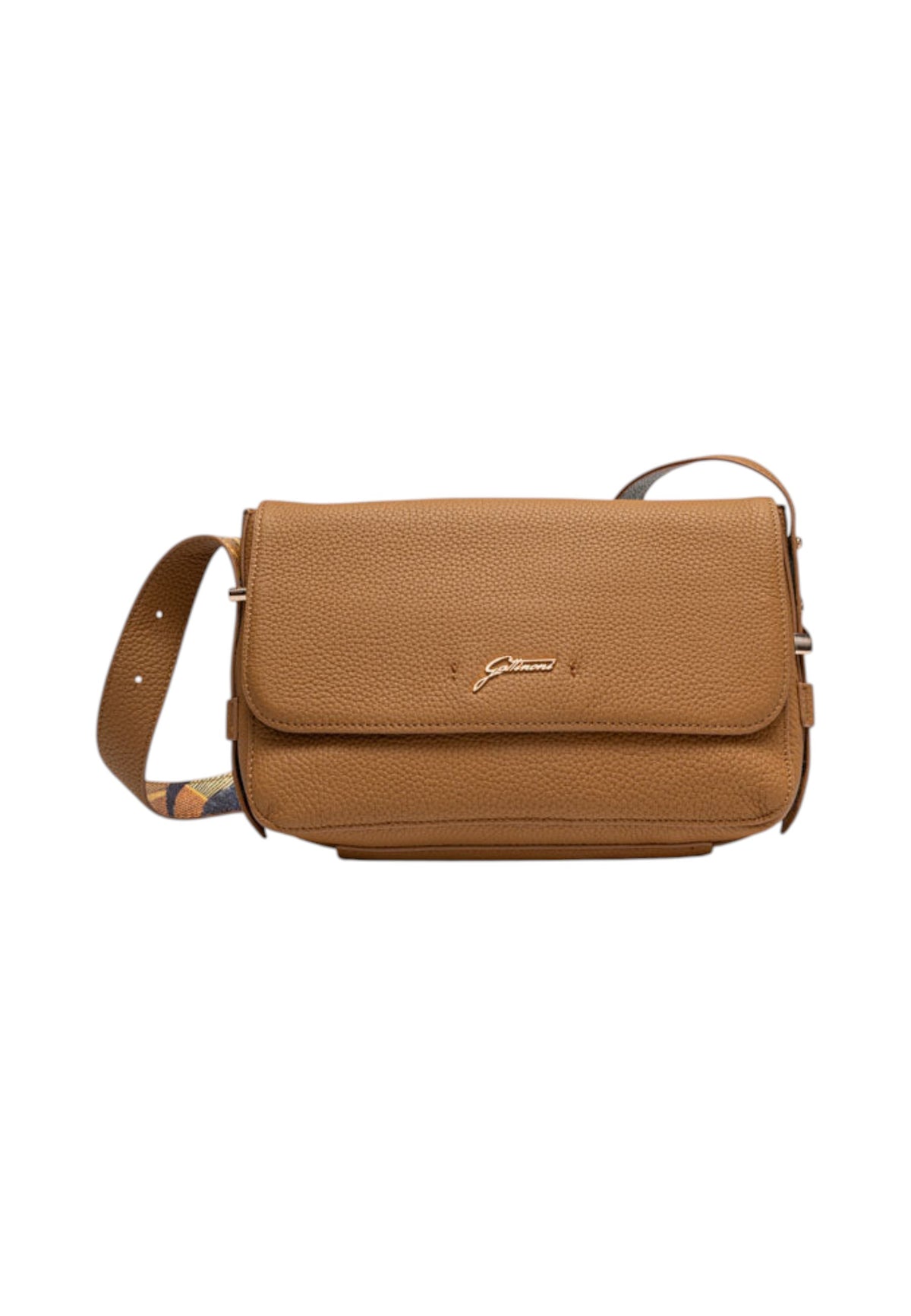 Borsa A Tracolla Donna Gattinoni Linea Hellen, Pelle con finiture in similpelle, Chiusura con patta Hellen BIGH48272WHN
