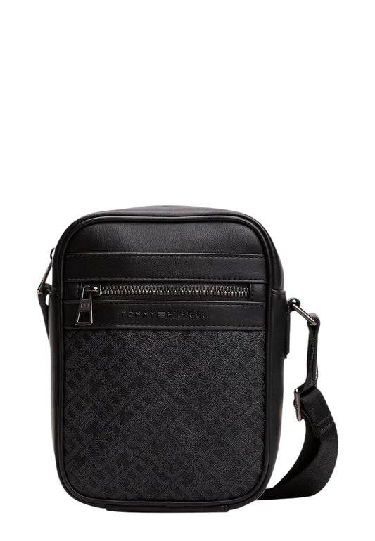 Borsa A Tracolla Uomo Tommy Hilfiger Mini Reporter Th Monogram AM0AM13493