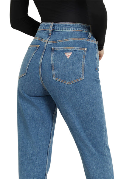 Jeans 5 Tasche Donna Guess  Mom Jean W2YA21D4NH5