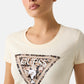 T-Shirt Manica Corta Donna Guess  Leo Triangle W6RI32J1314