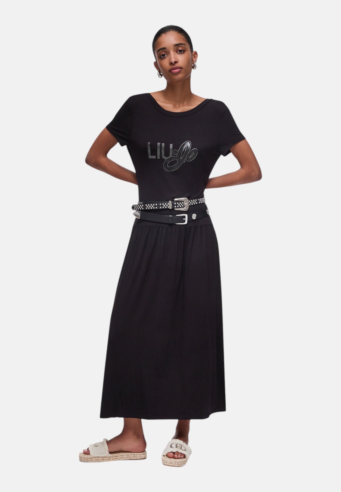 Vestito Lungo Donna Liu Jo Jersey Eco Line VA6123JS360