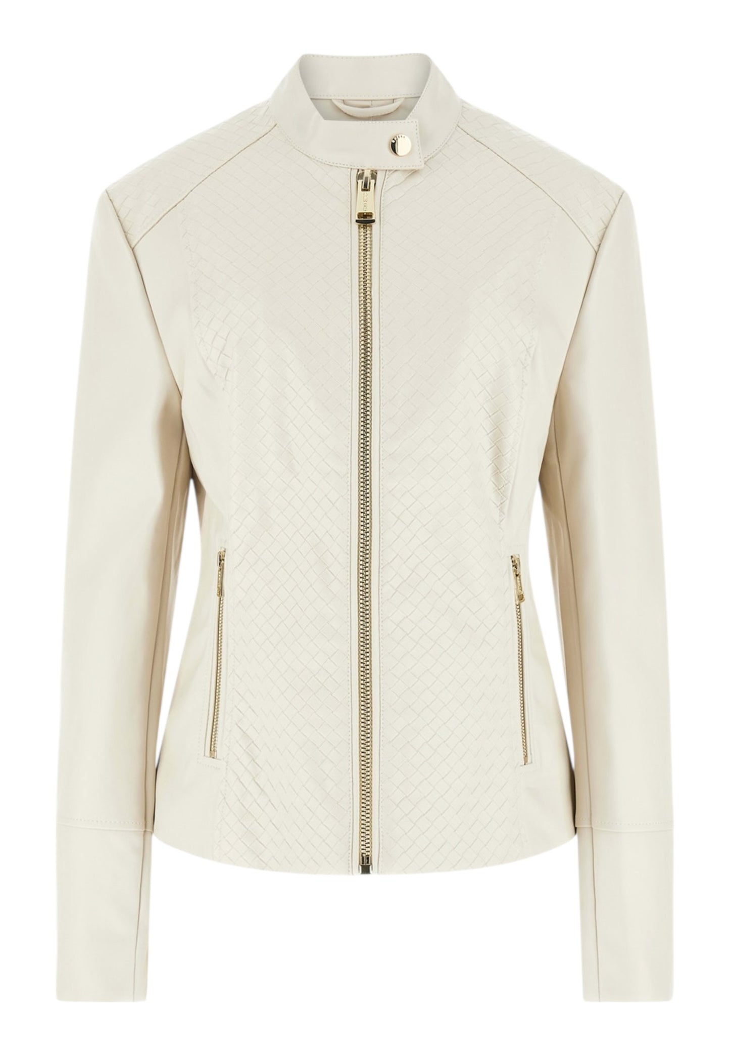 Giacca In Pelle Sintetica Donna Guess  Claudine Biker W6RL52WL850