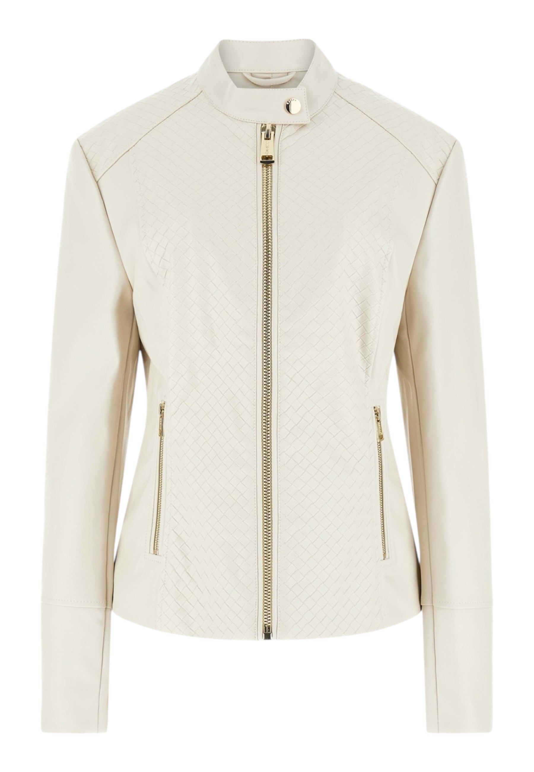 Giacca In Pelle Sintetica Donna Guess  Claudine Biker W6RL52WL850