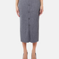 Gonna Midi Donna Liu Jo In Maglia Fitted  WF6040MS052