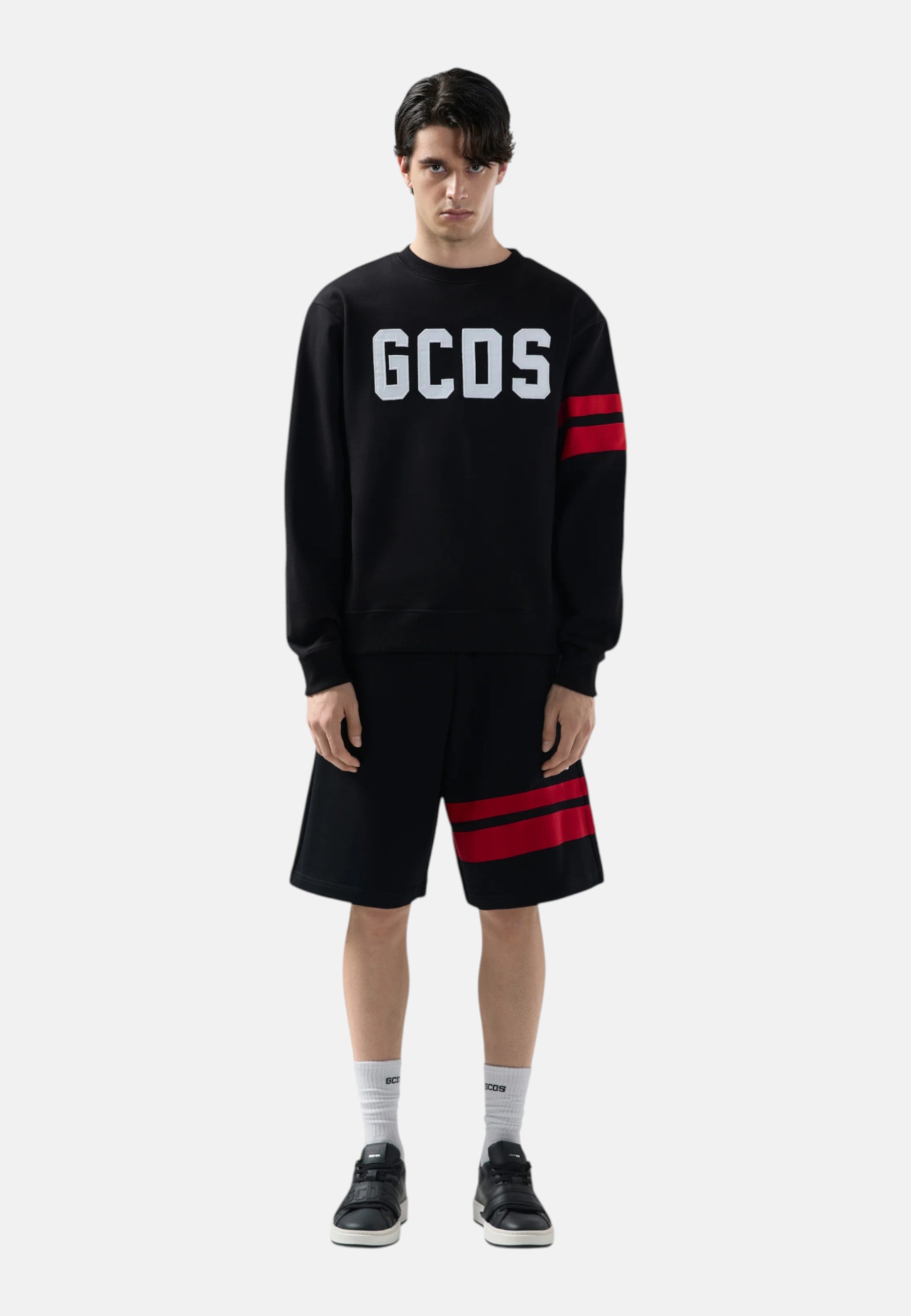 Pantaloncini  Uomo Gcds In Felpa Logo Regular  B1XM3101JI0