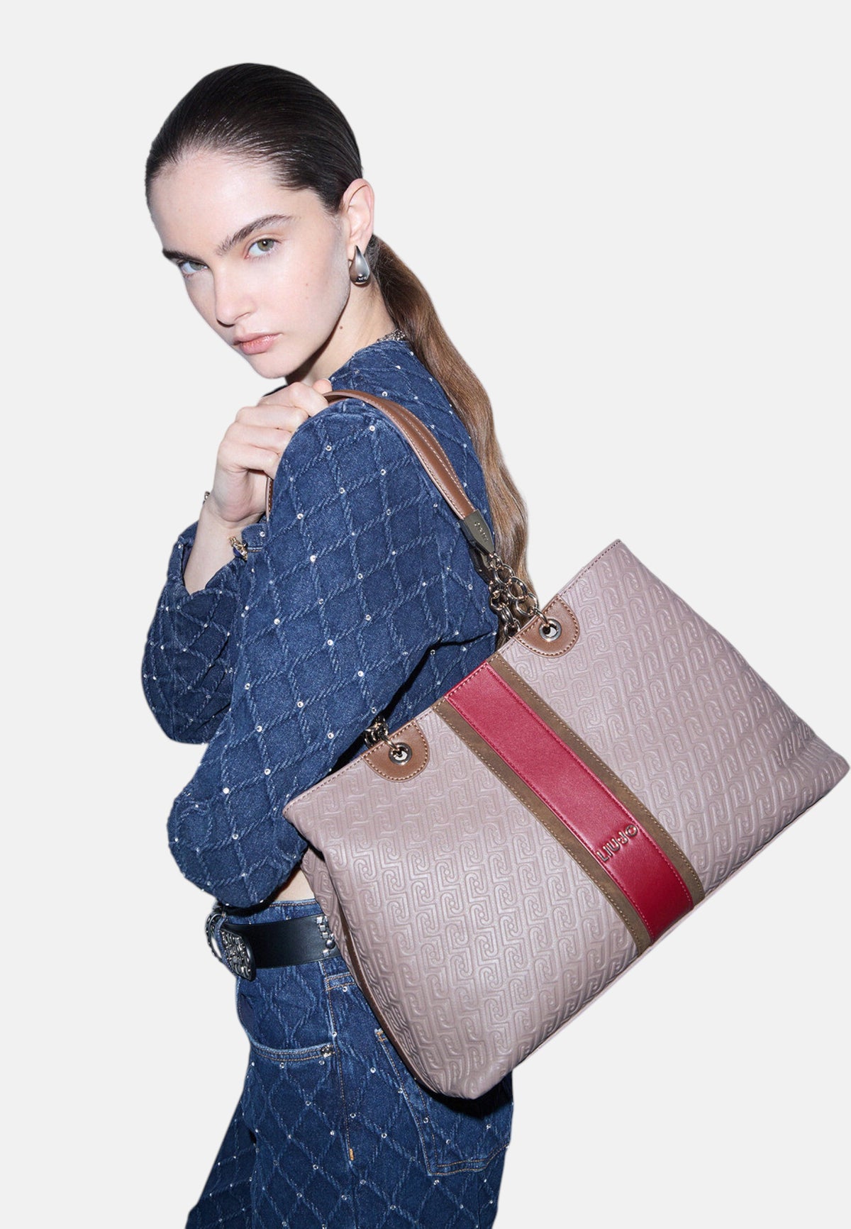 Borsa A Spalla Donna Liu Jo Tote Media  AF6104E1141